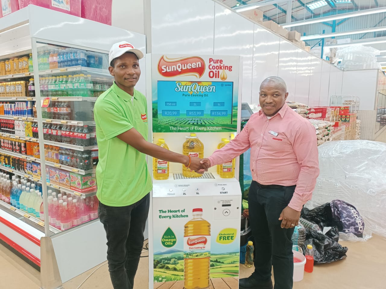 Sonke Lead Technician with Trinity, Shoprite Manager